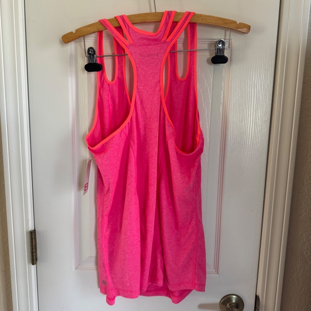 NWT Layer 8 tank top Sz L Pink - Picture 2 of 6